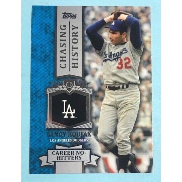 4,Cards Los Angeles Dodgers,Sandy Koufax 2010,2011, 2013 & 2016 Commemorative - Picture 8 of 9